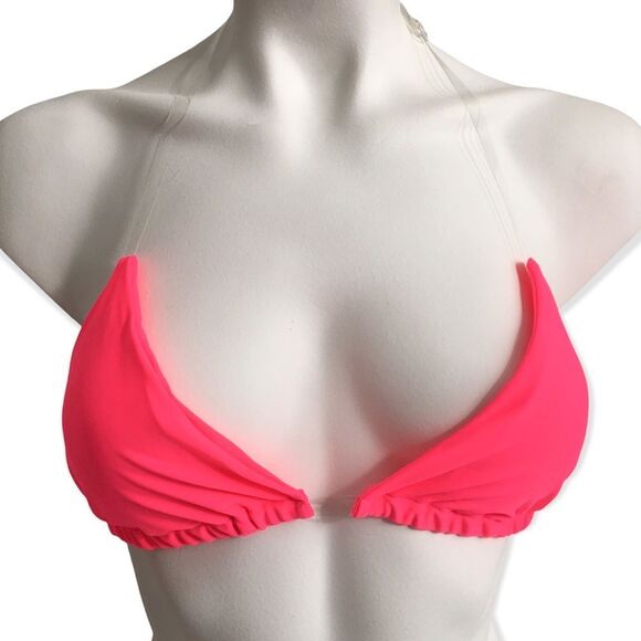🆕No Tan Line Neon Pink Brazilian Bikini - Picture 3 of 6